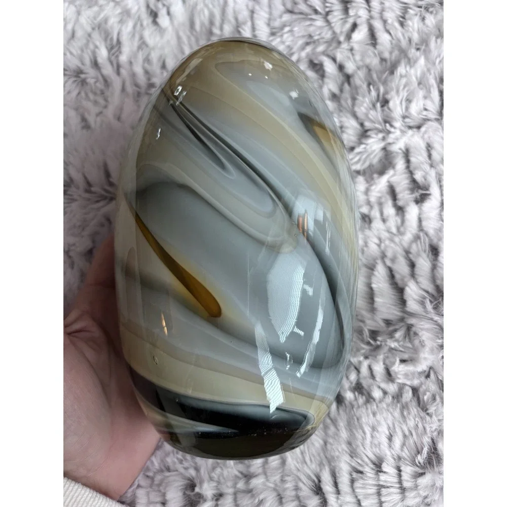 Multi Color Handblown Glass‎ Vase. Lots of colors no callouts 2975.